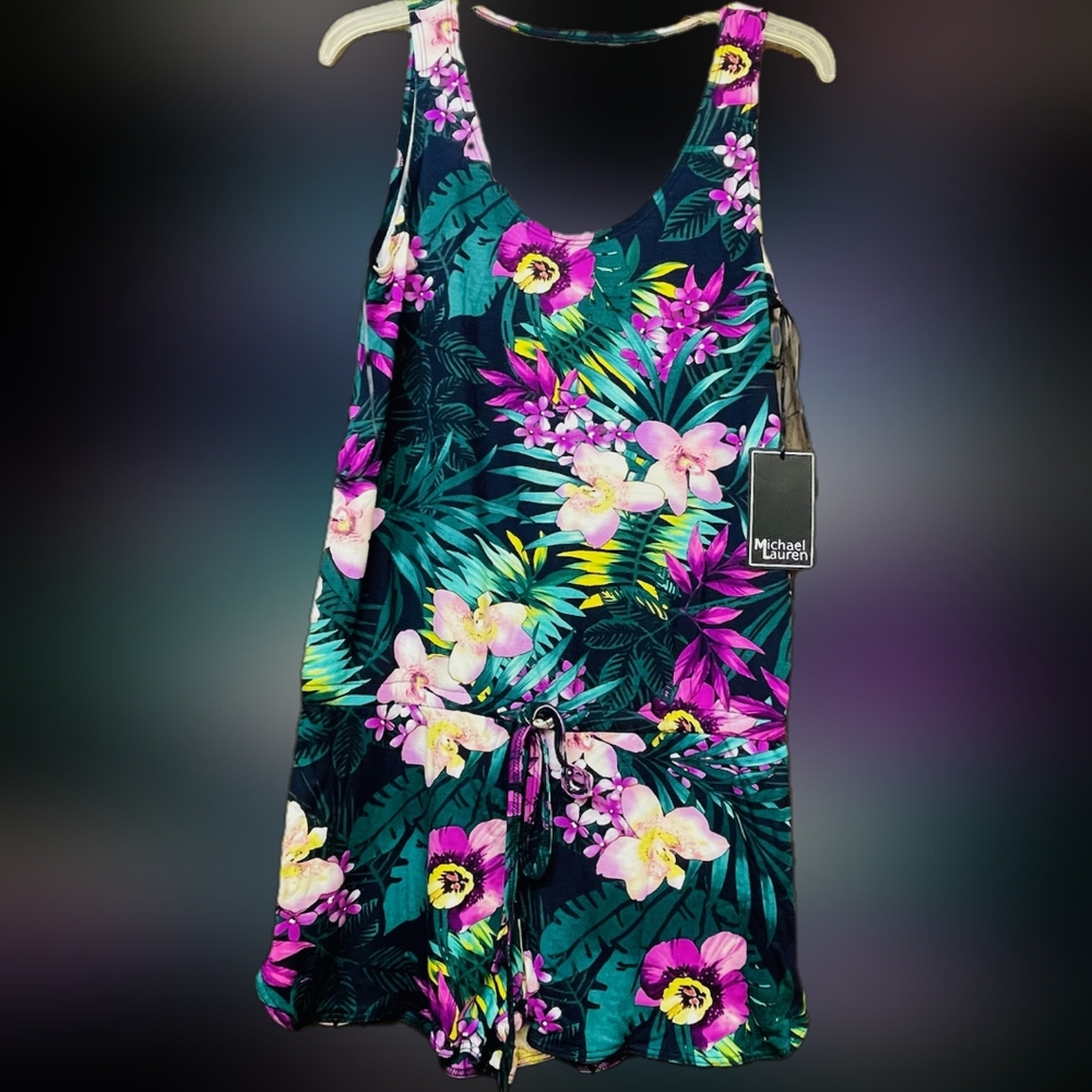 Michael Lauren  Revolve brand Bello Tank Shorts Romper